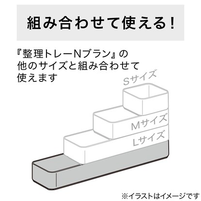 整理トレー Nブラン LL(ホワイト) [3]