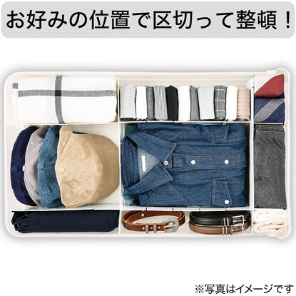 カットできる 収納ケース セレスFDシリーズ専用 仕切り板(縦横セット) [3]
