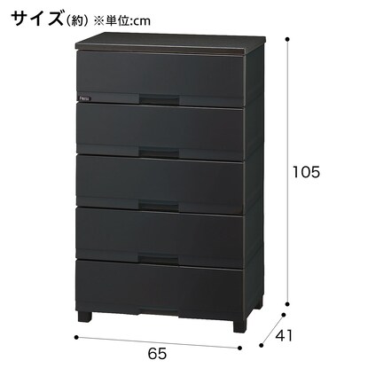 フィッツ プレミアム　幅65cm 5段　PBK(FP6505) [2]