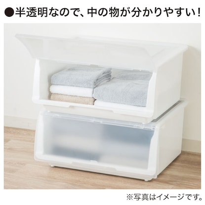 収納ケース Nフラッテレギュラー本体+フタセット（CL） [3]