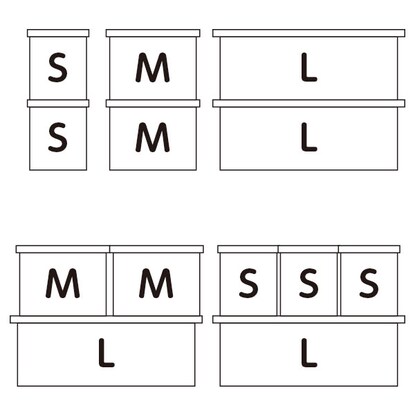 積み重ねが可能なファボーレヌーヴォBOX ホワイト(Sサイズ) [4]