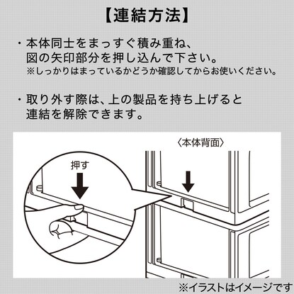 引出 Nインボックス A4 奥深 3段(ホワイト) [5]