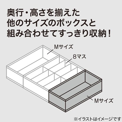 引出し整理ボックス(M 2個入り RT1734) [3]