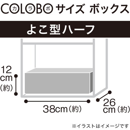 天然木ボックスよこ型ハーフ ナチュラル [3]