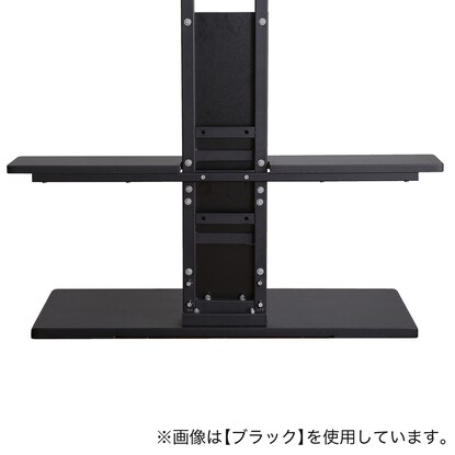 100インチ対応 頑丈・デザインテレビスタンド専用サウンドバー棚板(WH) [5]