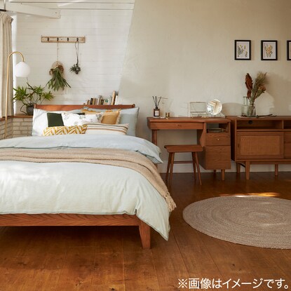 シングルベッドANV001 MBR(別売りヘッドクッション付き)(Living in Comfort) [5]