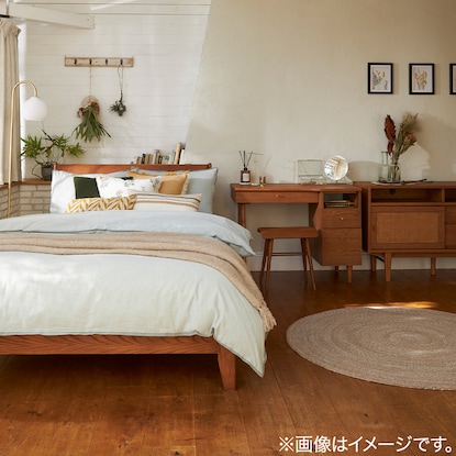 別売りヘッドボードクッション シングルベッドANV001用(Living in Comfort) [4]