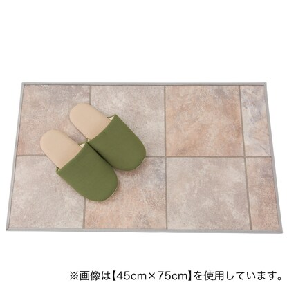 クッションフロア玄関マット　セラミックタイル(45×75) [5]