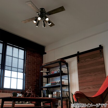 ヴィンテージデザインのLEDシーリングファン [3]