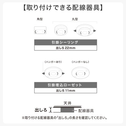 4灯 LEDシーリングライト(YP-S4 ブラック) [4]