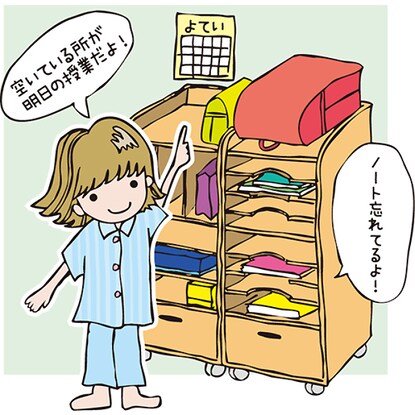 子どものための学校用ラック(GR-01B 無地) [4]