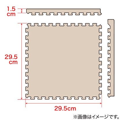 コルクパズルマット 9枚入り ふち付き [4]