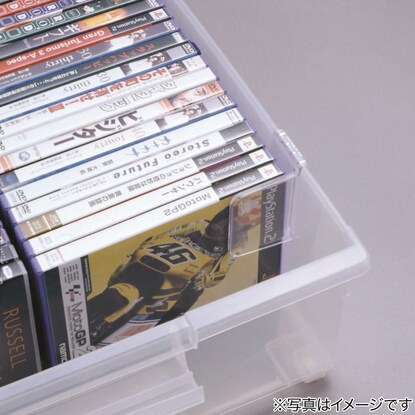 DVDやBlu-ray、ゲームソフト用収納ケースのDVDいれと庫(ワイド) [3]