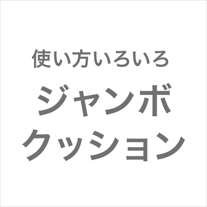 ふんわり包み込むジャンボクッション 本体(JC02) [4]