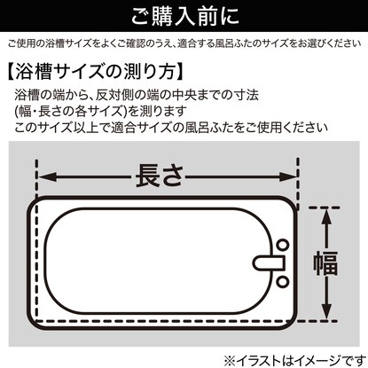 防カビ・抗菌・はっ水シャッタータイプ 軽量風呂ふた(75×140cm L-14) [2]