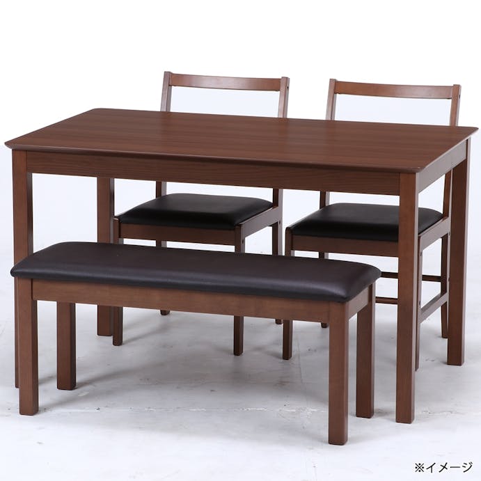 ダイニングテーブル モルト 120×75 ブラウン【別送品】 [5]