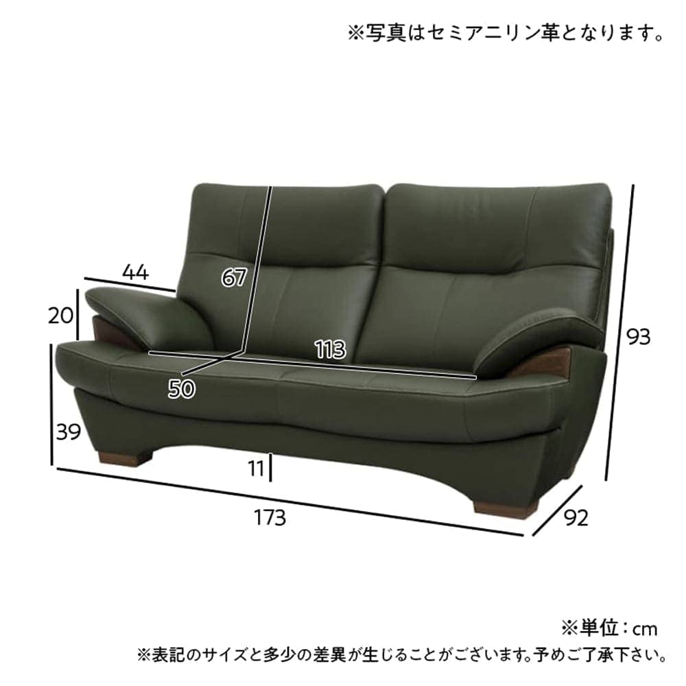 【地域限定】【カリモク】　2.5人掛ソファ ブルックス Z18762 ストラダ革(ブラック X496 / WN) [2]