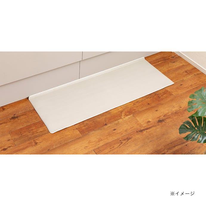 すき間を埋めるキッチンマット L-Fit ベージュ 約45×120cm [5]