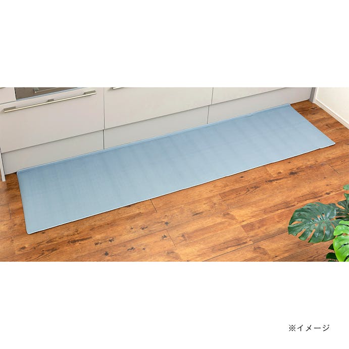 すき間を埋めるキッチンマット L-Fit グレー 約60×240cm [5]