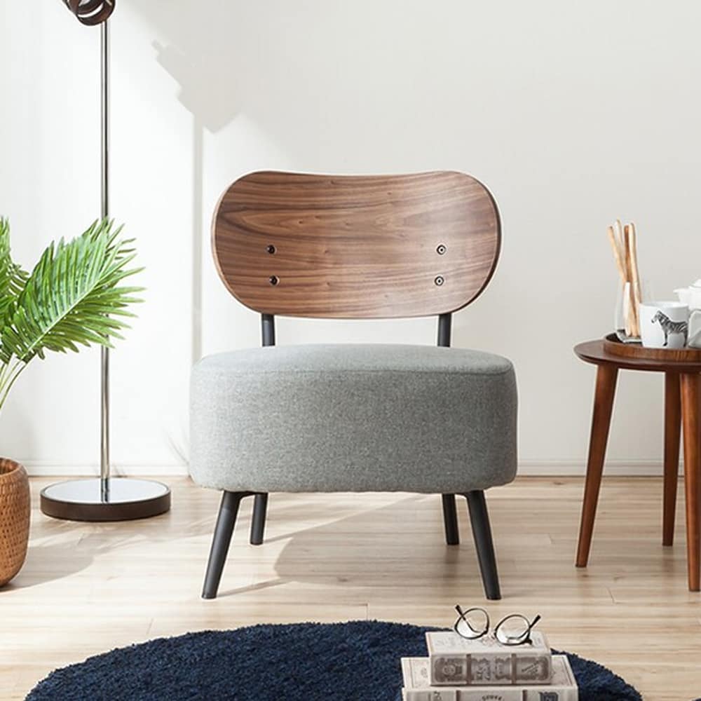 アクセントチェア　アブリコ　MBR　ミドルブラウン　<N> [2]