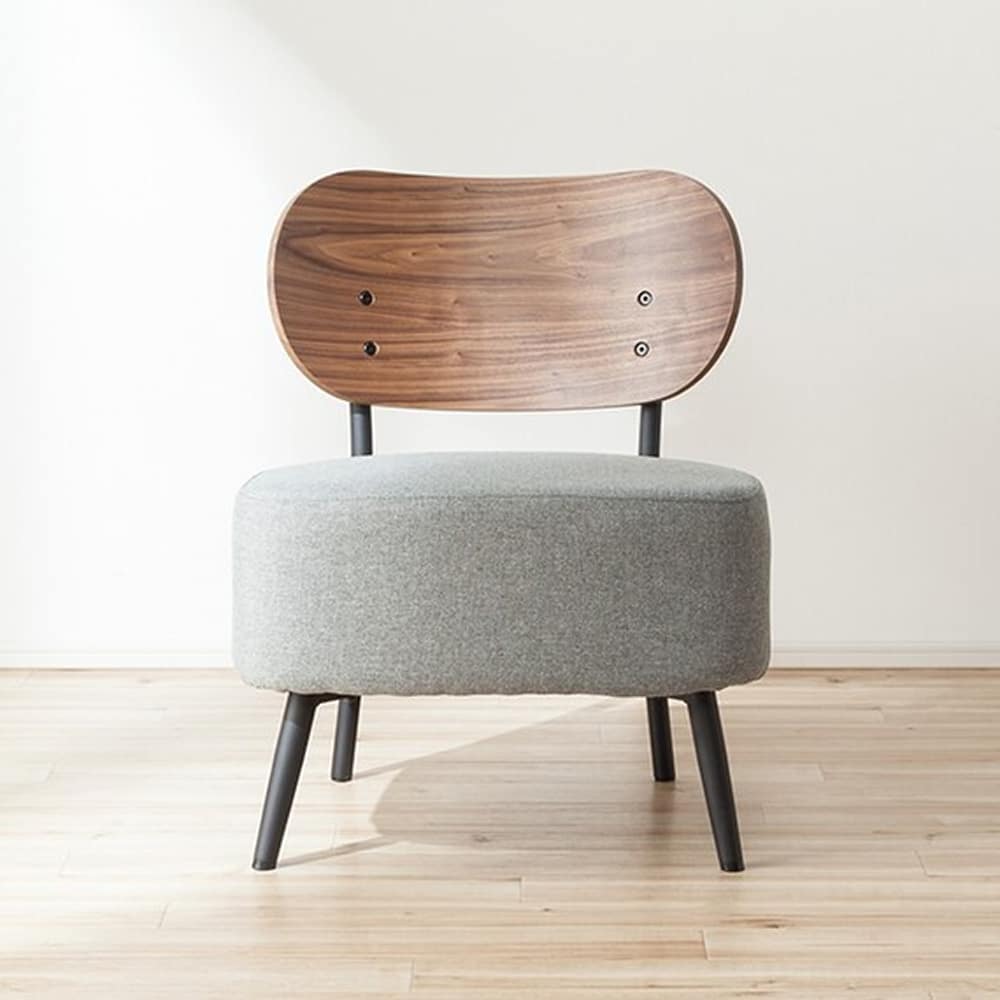 アクセントチェア　アブリコ　MBR　ミドルブラウン　<N> [5]