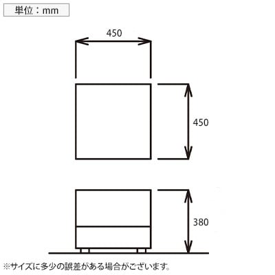 スターブ スツール 1人掛け レザー張り 幅450×奥行450×高さ380mm RE-1740S 応接 役員 オフィスチェアデスクチェア ワークチェア [5]