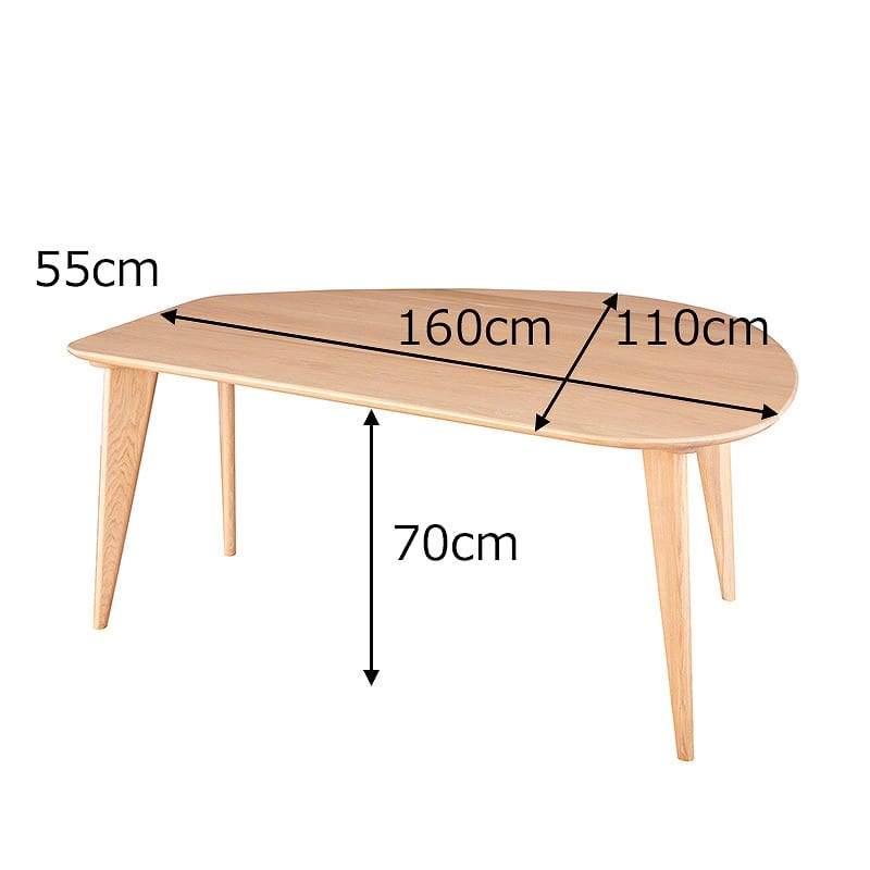 [幅160cm ] ダイニングテーブル　CWＴ−００４　Ｌ　ＯＡＫ（オーク） [2]