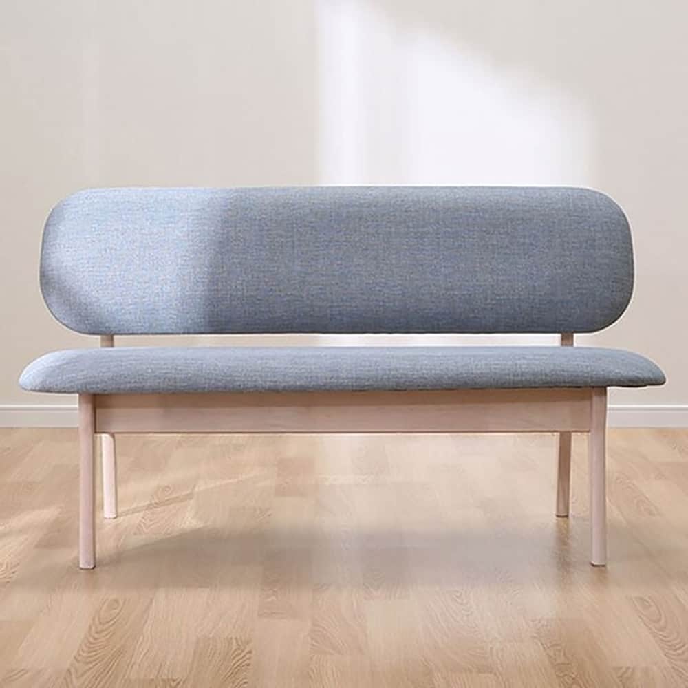 リビングダイニング2人用ソファ(リラックス WW/GY)　<N> [2]