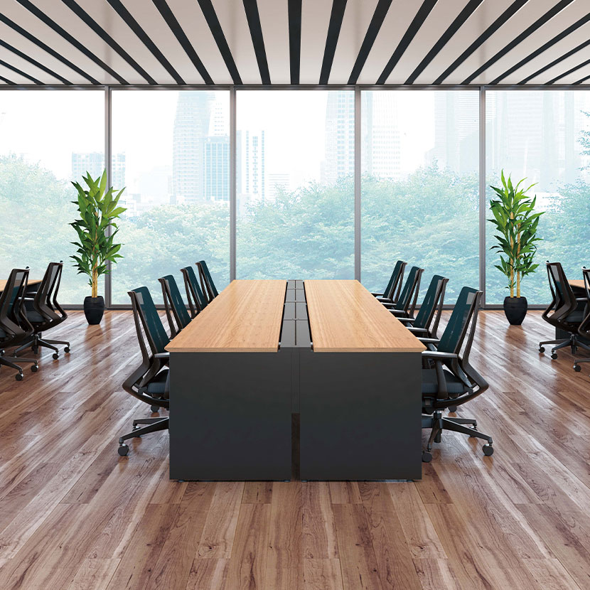 コクヨ ワークヴィスタ+ フリーアドレスデスク 基本テーブル 片面タイプ 配線カバー開閉式 幅1200×奥行725×高さ720mm 脚ホワイト DWV-WD1207-SAW [3]