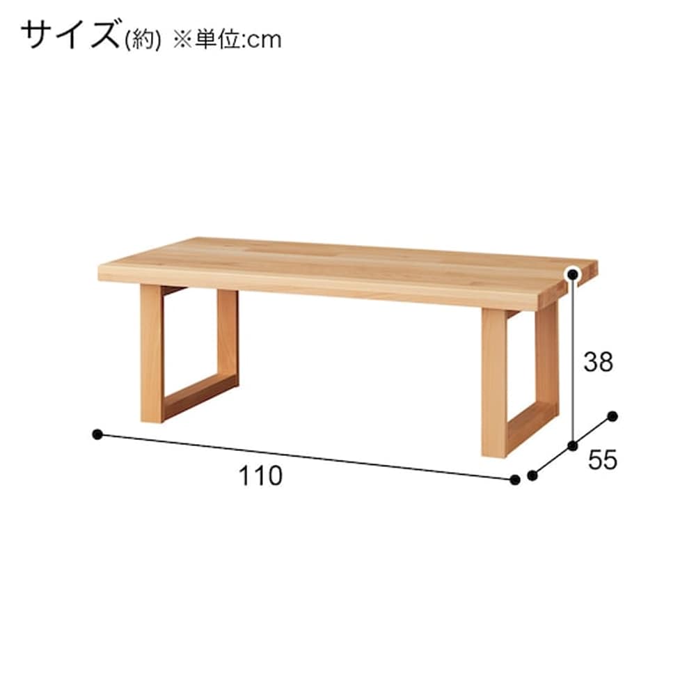 センターテーブル(NコレクションCT06U 110NA)　<N> [3]