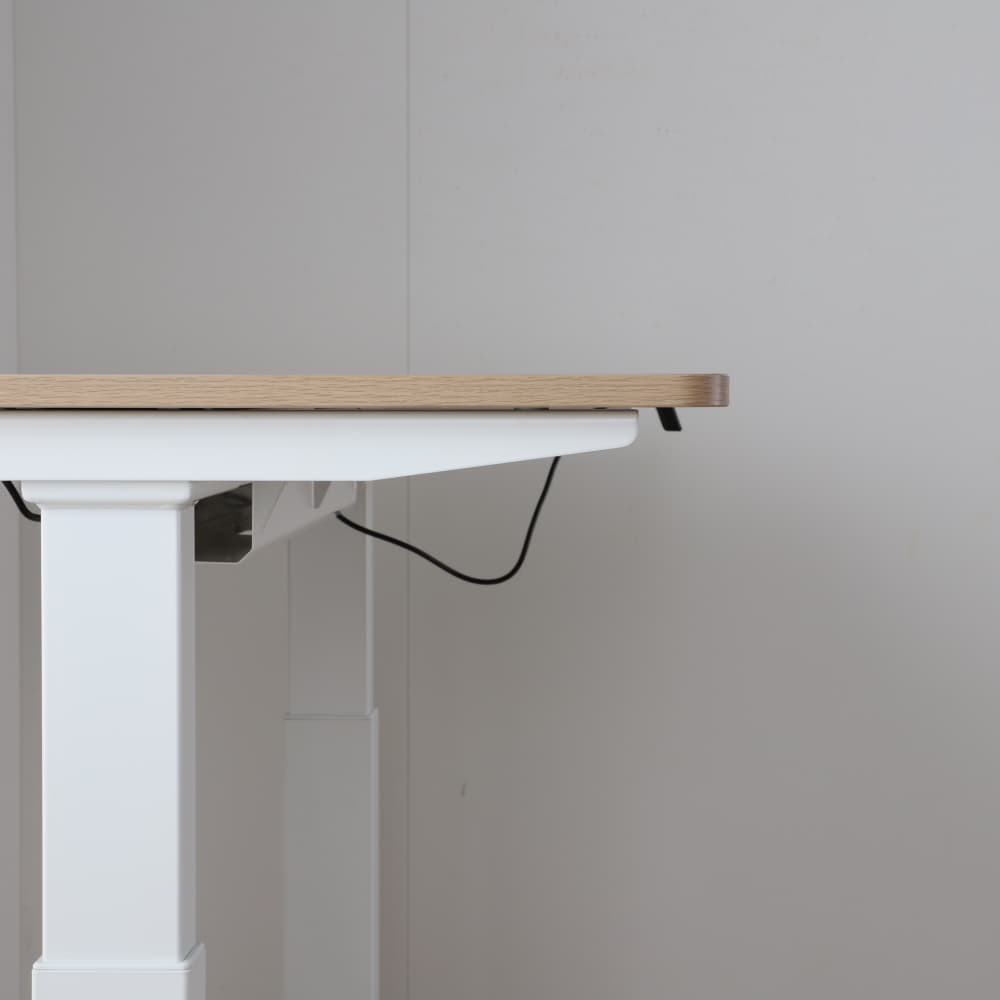 山善　YAMAZEN　ヤマゼン　電動昇降デスクレギュラータイプ　ELD-T1000　MBK／SLGY [2]