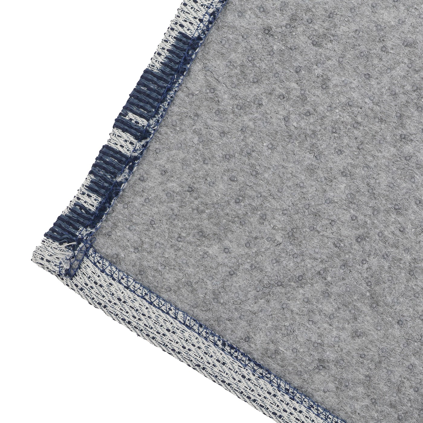 折りたたみラグ　グリーク　GY(185×185) [4]