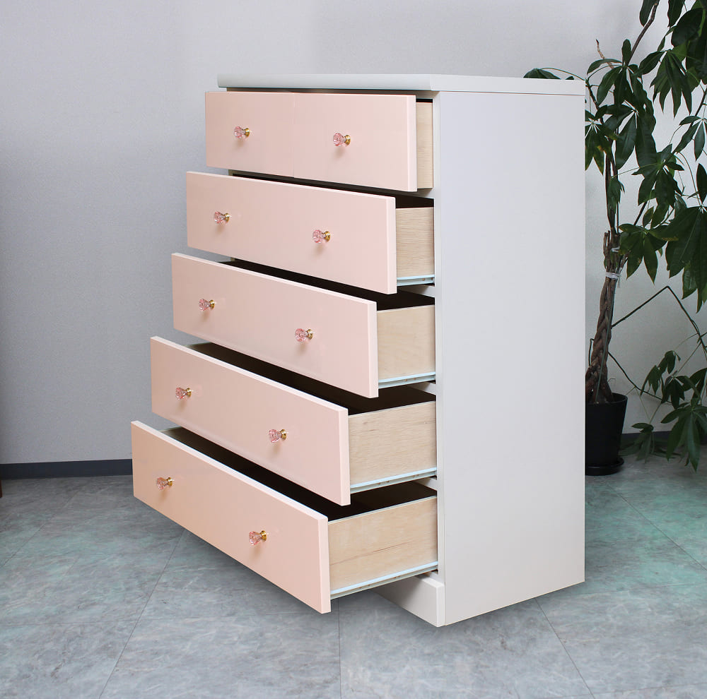 ローチェスト　アリス　８０−４　ＬＢ／取：ピンク [5]