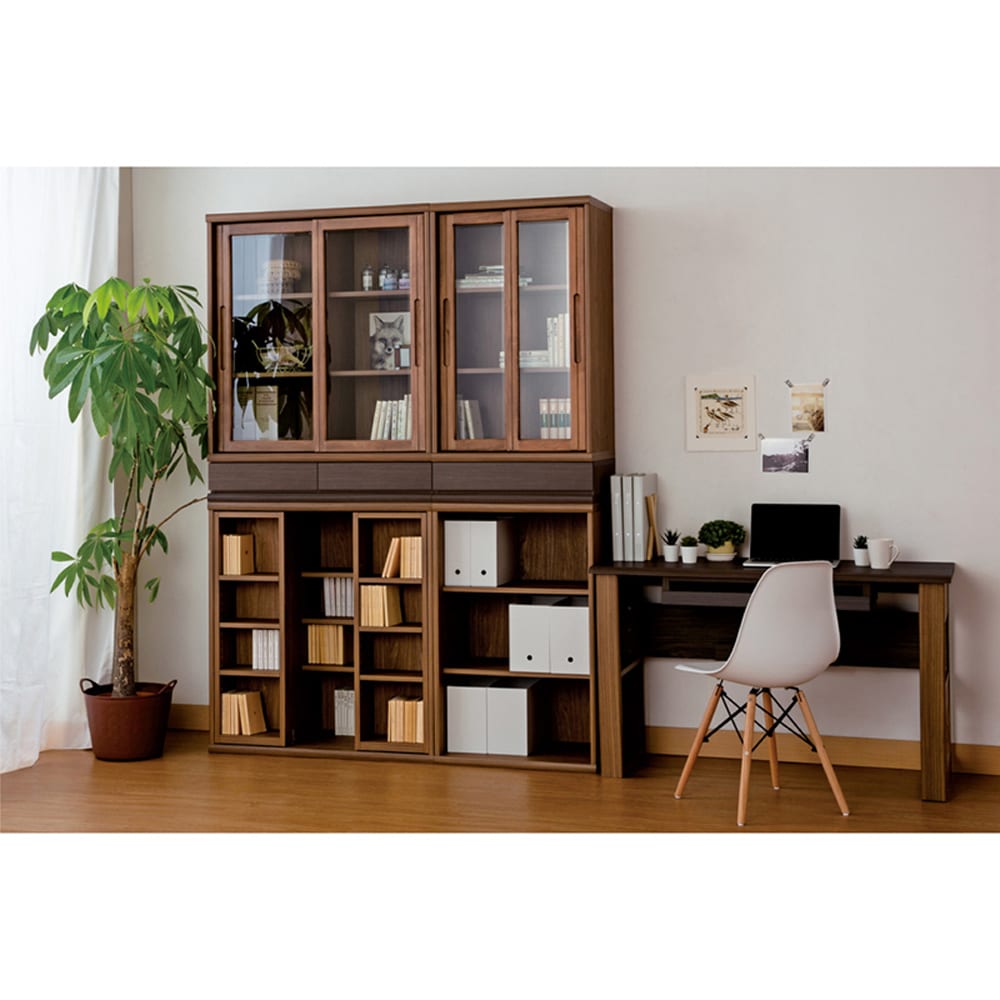 小島工芸　本棚　ＮＯＦ　ニューオファー　６０開戸　ウッディホワイト [3]