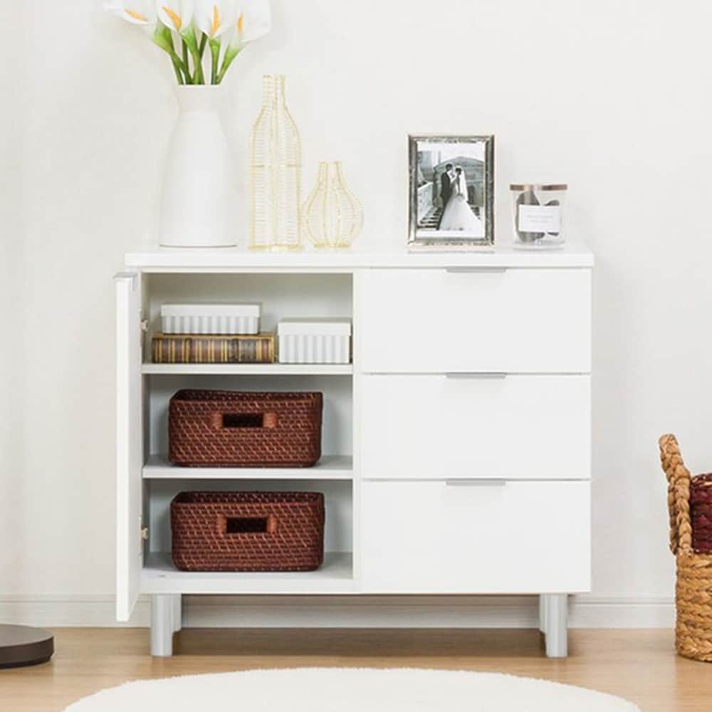 サイドボード　エトナ80SBR　WH/SI　<N> [3]