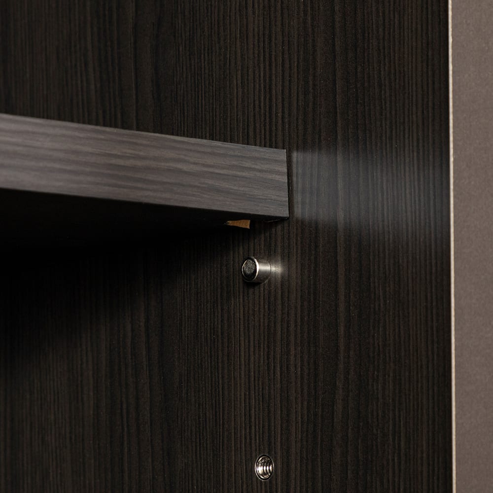 壁面収納　ブレス　４０板戸キャビネット（左）　グレー [5]