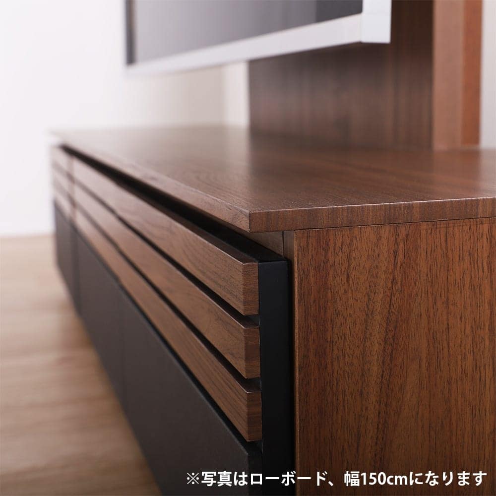 ローボード（テレビ台）　ストーネ１５０ＴＶＢ　《スイング式壁掛けパネルセット》 [5]