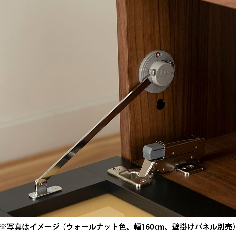 パモウナ テレビボード（ローボード・テレビ台） PJ L幅120　パールホワイト [2]