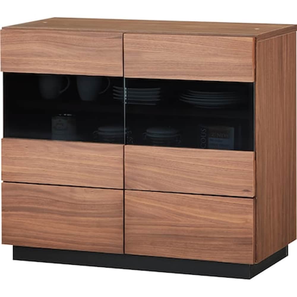 サイドボード　ハヅキ2　80MBR　ミドルブラウン　<N> [3]