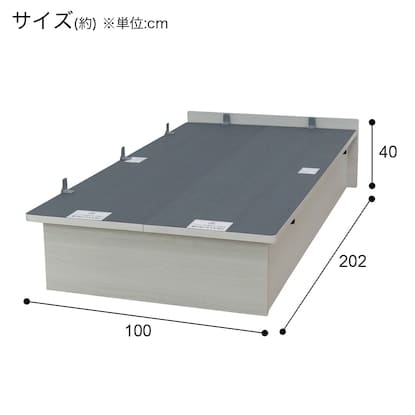 シングルフレーム　ＯＰＫＧ　ＨＬ　ＷＷ　深型　３００　ヨコ　ホワイトウォッシュ　<N> [5]