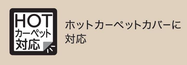 ラグ　リリトラン　１９０×１９０　ベージュ [3]