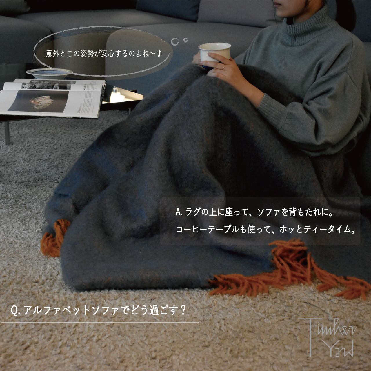 ［PL240-5］アルファベットソファ / 2シーターソファ / Steelcut Trio［グレーブラウン（376）/ ホワイト & グレー（205）］/ FRITZ HANSEN（フリッツ・ハンセン）/ 正規販売店 [4]