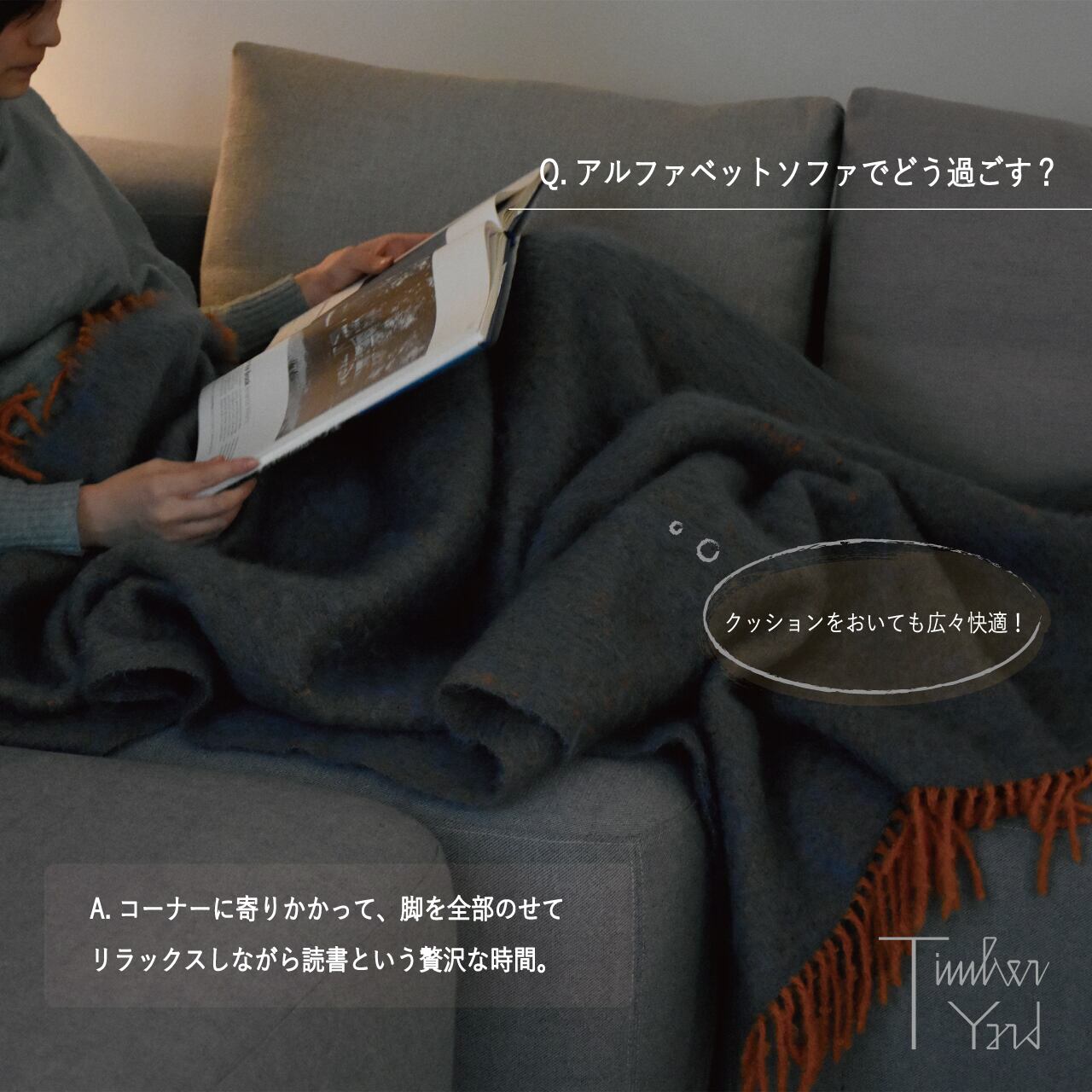 ［PL240-5］アルファベットソファ / 2シーターソファ / Steelcut Trio［グレーブラウン（376）/ ホワイト & グレー（205）］/ FRITZ HANSEN（フリッツ・ハンセン）/ 正規販売店 [5]