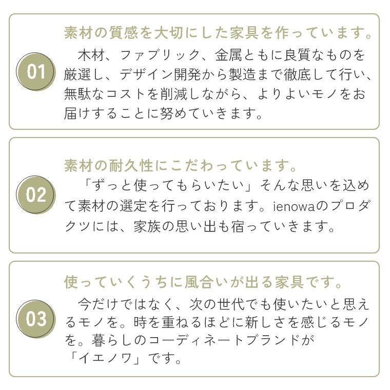 【開梱設置】Rest レスト 3Pソファ （ ソファ/3人掛け/肘付き/撥水/フェザー/シリコンフィル/帆布生地/ienowa/イエノワ） [5]