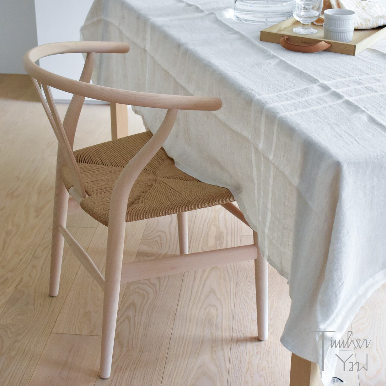 CH24（Yチェア）/ ビーチ材 ソープ仕上げ / SH43cm / CARL HANSEN & SON（カール・ハンセン＆サン） / ハンス J. ウェグナー / ワイチェア / ナチュラルペーパーコード / beech soap / 正規販売店 [5]