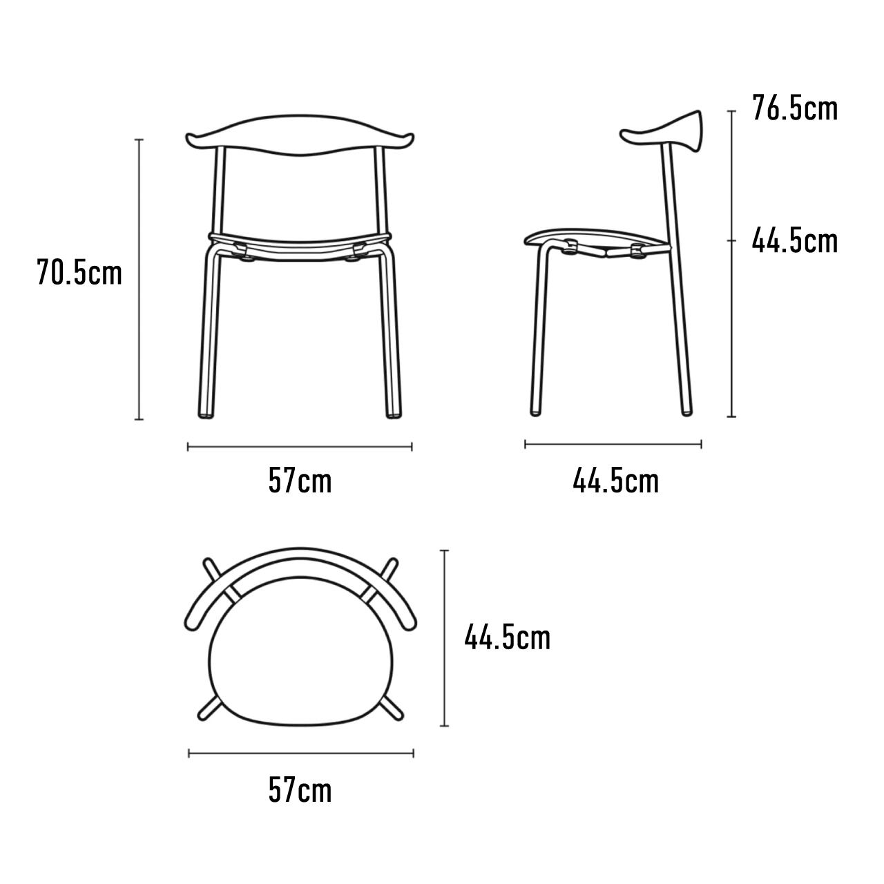 CH88T｜Oak / Oil / Black leg [3]