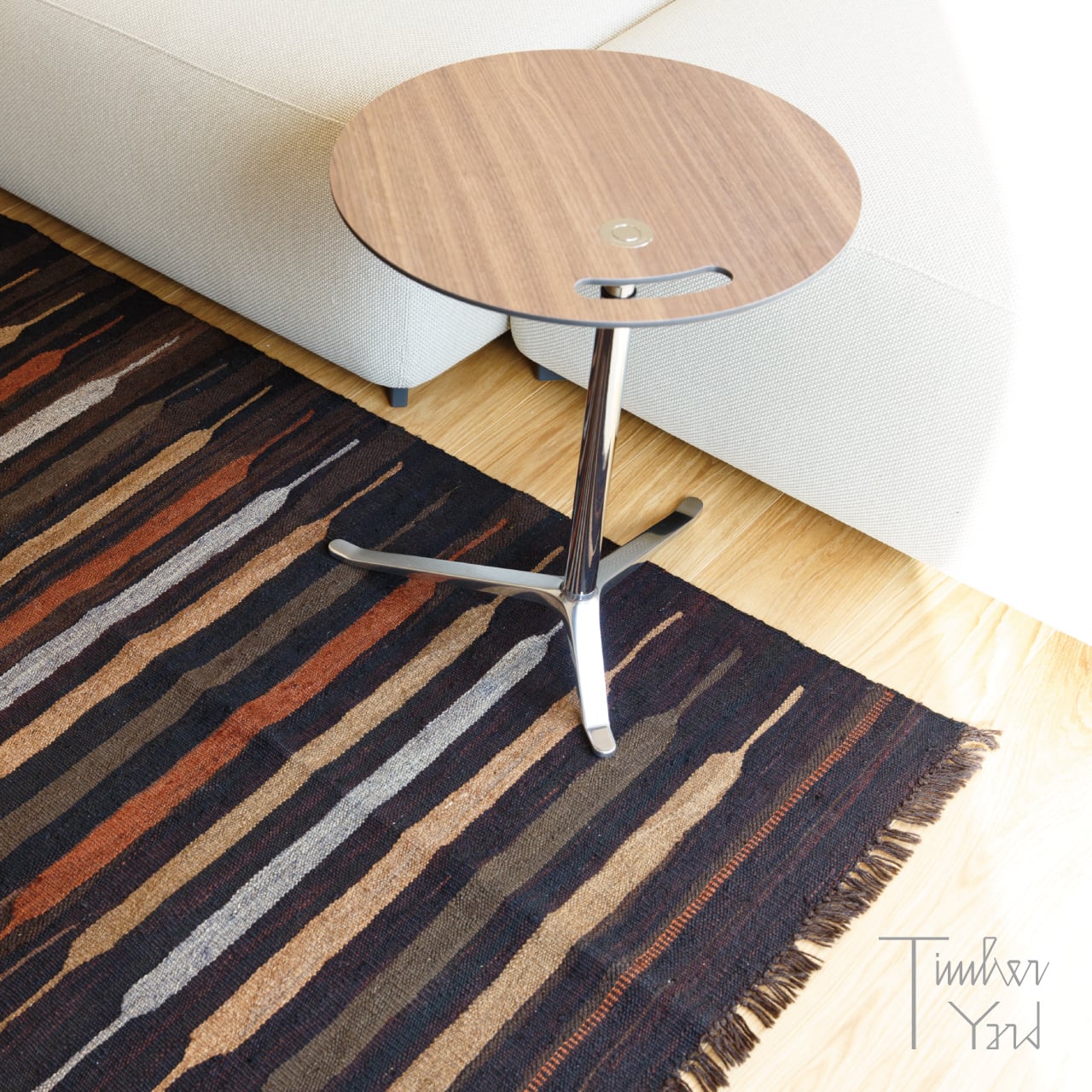 【LITTLE FRIEND™キャンペーン】リトルフレンド KS11 / オーク / クロームポリッシュ仕上げ / 昇降式 / サイドテーブル / FRITZ HANSEN（フリッツ・ハンセン）/ 正規販売店 [5]