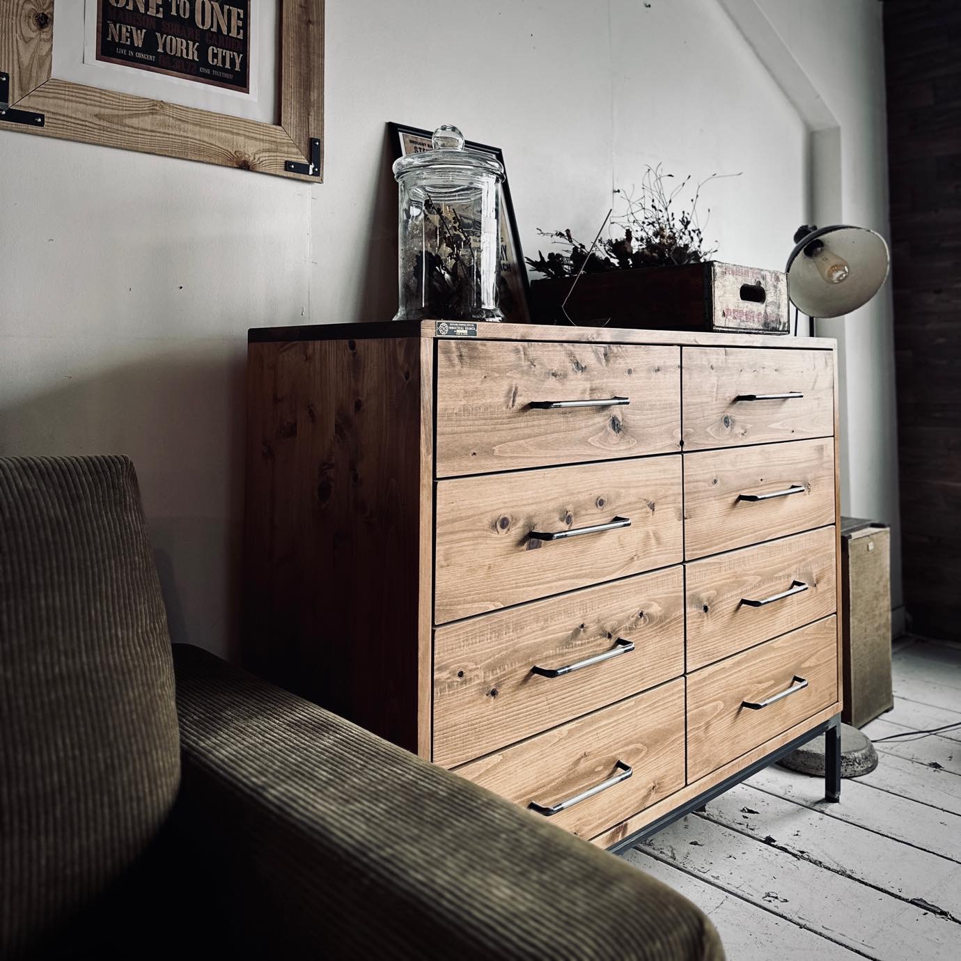 C-MODEL IRON WOOD CHEST-SH-043 [2]