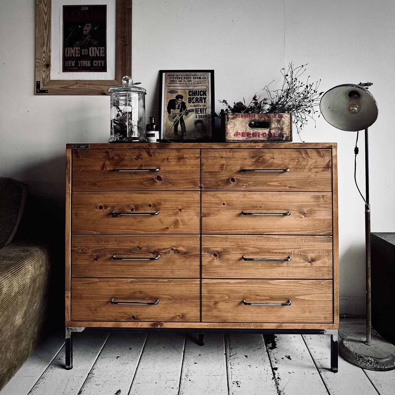 C-MODEL IRON WOOD CHEST-SH-043 [3]