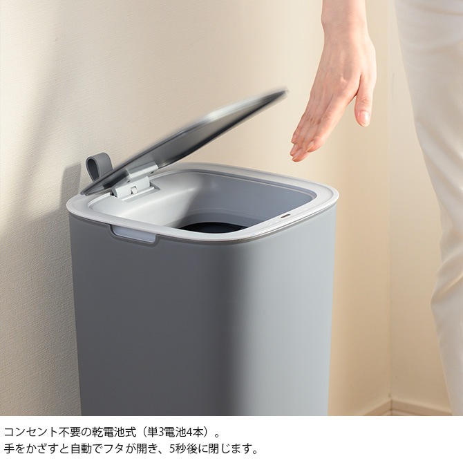 EKO JAPAN イーケーオージャパン モランディ プラスチックセンサービン 30L [2]